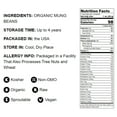 thumbnail image 4 of Organic Mung Beans, 8 Ounces – Non-GMO, Kosher, Raw, Sproutable, Vegan, Sirtfood, Bulk – by Food to Live, 4 of 8