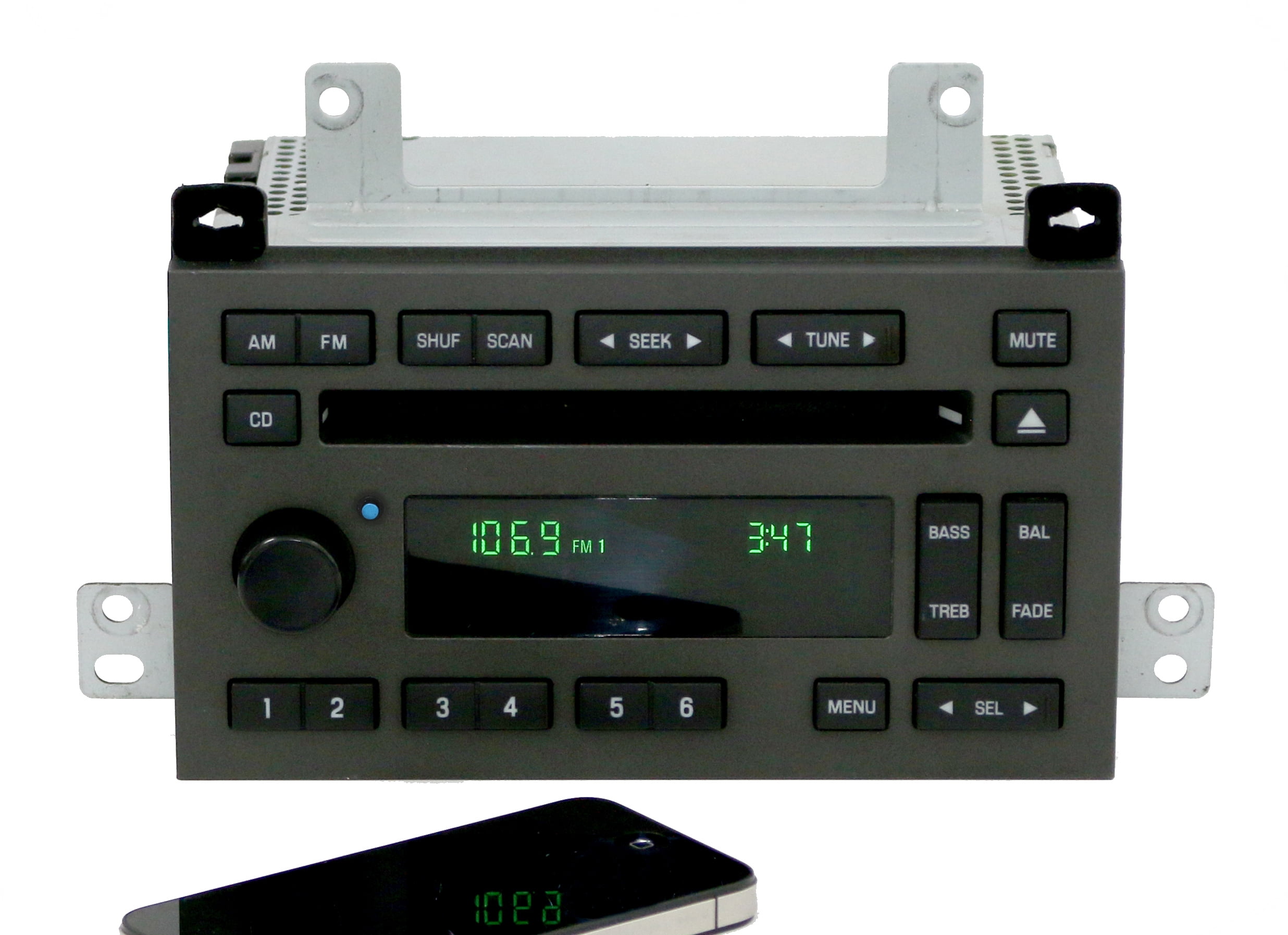20062010 Lincoln Town Car AM FM CD Player Radio with Bluetooth 6W1T