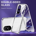 thumbnail image 4 of Compatible with Oppo Reno 10 Pro Case with Built-in Privacy Glass Screen Protector, Ultra Slim Oppo Reno 10 Pro Phone Case Clear for Women Men Shockproof Protective Cover (White), 4 of 14