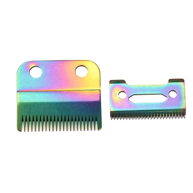 Stainless Steel Gradient Replacement Hair Clipper Blades Compatible with Wahl Models 8148, 1919, 8591, 8509, 2241, 2240 and More - Professional Barber Cutting Tool Accessory
