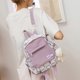 thumbnail image 4 of Mochilas Mochilas para Mujer a cuadros de moda escolar pequeña Kawaii para estudiante adolescente (púrpura), 4 of 5