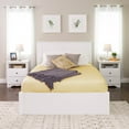 thumbnail image 2 of Prepac Select Flat Panel Headboard, Queen, White, 2 of 6
