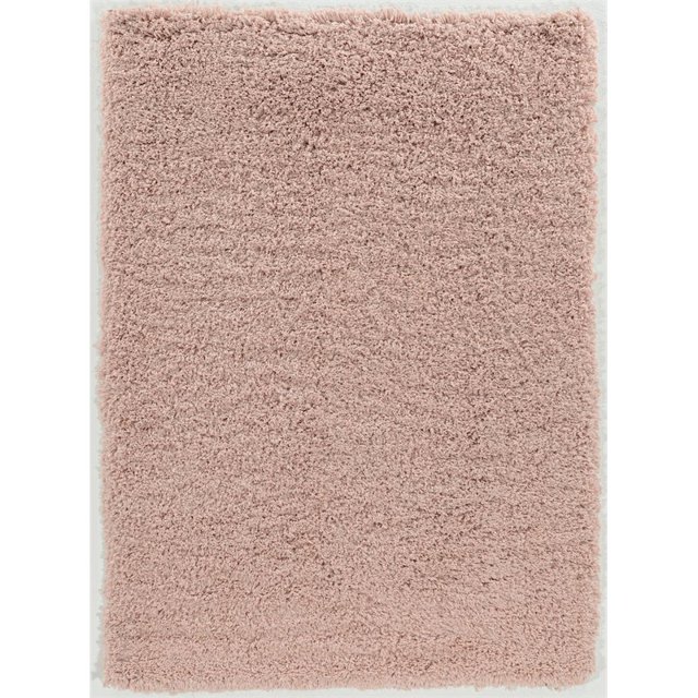 Riverbay Furniture 2' x 3' Shag Accent Rug in Blush