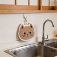thumbnail image 4 of Cute Animals Shaped Hand Towel Super Absorbent Thickened Hanging Towel Kitchen Bathroom Accessory Ideal Gift For Friend And Family, 4 of 6