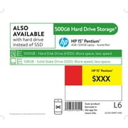 HP 15 Pentium 4GB/500GB HDD - Scarlet Red