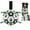 Black, variant on XChangeFun Soccer Ball with Straps, Interactive 1-Piece with Pump & Needle Adapter for Durable Red Ball