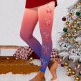 thumbnail image 3 of Gibobby Leggings deportivos mujer Leggings de cintura alta con estampado navideño para mujer, adecuados para yoga, correr, fitness diario(Morado,CH), 3 of 4