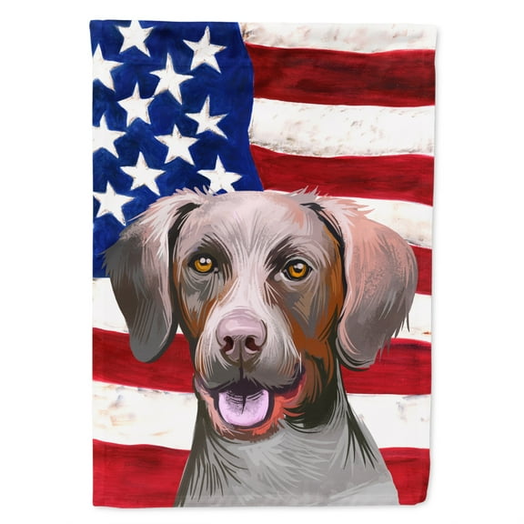 Carolines Treasures CK6649GF Pointer Dog American Garden Size Outdoor-Flags, Multicolor