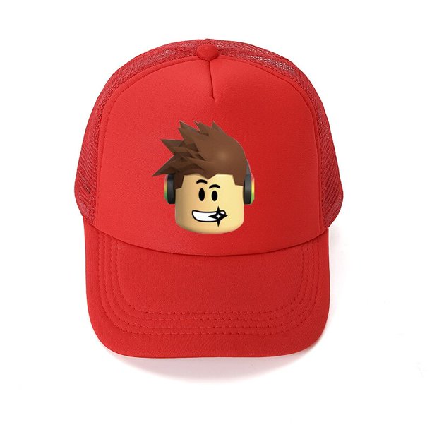 Gorra de béisbol bidimensional con visera para hombre y mujer, gorro con visera, el mejor regalo, juego ROBLOX de dibujos animados