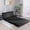 Black, variant on MOOSENG Bean Bag Bed, 54" Foldable Floor Mattress with Faux Fur Washable Cover, Large MultiFunctional Sofa Bed for Living Room & Bedroom, Gray