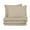 Taupe, variant on Vellux Malmo Striped Knit Blanket Set, Twin, Cream