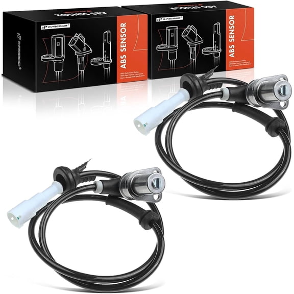 A-Premium ABS Wheel Speed Sensor Compatible with BMW Models - 318i 1984-1985/1991, 325 1986/1988, 325e 1984-1987, 325es 1987, 325i 1987-1991, 524td 1985-1986, M3 1988-1991 - Rear Driver and Passenger