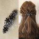 thumbnail image 2 of Horquillas Horquillas de moda para mujeres y niñas, horquillas brillantes para accesorios de cabello vintage Gris + Polvo azul + Gris negro + Azul negro, 2 of 5