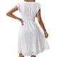 thumbnail image 4 of Vestido de Fiesta para Mujer, con Encaje Bordado y Ojales, Cintura Fruncida, Mangas Acampanadas, Corte A, , Midi, para (2025) M, 4 of 9