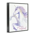 thumbnail image 4 of Stupell Industries You Are Magical Unicorn Fairy Tales & Fantasy Painting Black Framed Art Print Wall Art, 16 x 20, 4 of 10