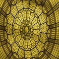 thumbnail image 1 of Ahgly Tapis d'Intérieur Lavable en Machine Carré Transitionnel Marron, 4 Pieds Carré, 1 of 7