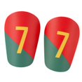 thumbnail image 2 of tamizeot 2Pcs Soccer Shin Guards Protector Small Absorbing Shock Shin Green Red Guards Football 8x5cm, 2 of 6
