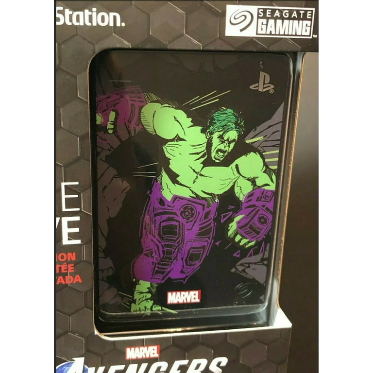 Seagate - Disque Dur Externe Gaming Ps4 - Marvel Avengers Hulk - 2to - Usb  3.0 à Prix Carrefour