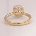 thumbnail image 4 of solitaire jewels 2.5CT Tulip Setting Round Moissanite Engagement Ring For Women, 14K Yellow Gold, 4 of 10