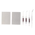 thumbnail image 2 of Kit de Soldadoura de Joyería, Punta de Metal Resistente al Calor 2 Platos de Cerámica Kit de Bloques de Soldadoura de Joyería Con 1 Pinzas para Artesanía, 2 of 7