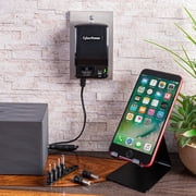 CyberPower CPUAC1U1300 - Universal Power Adapter, 1300mA, USB & Round-Pin Connectors, 7 Tips, Folding Plug