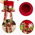 thumbnail image 4 of Bpyeka Christmas Tree Toppers, Large Velvet Hat and Lengthened Bowknot Christmas Tree Decorations Tabletop Ornaments for Holiday Home Decor, 4 of 6