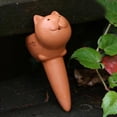 thumbnail image 2 of Plant Terracotta Watering Spike Automatic Clay 12*8.5*5cm 2PACK Ceramic Cartoon Tool Adjustable Lovely Animal Dropper, 2 of 6