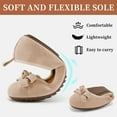 thumbnail image 4 of Ecetana Ballet Flats for Women Foldable Round Toe Slip On Loafer Dress Shoes for Women, 4 of 6