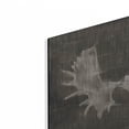 thumbnail image 2 of Luxe Metal Art 'Rustic Moose Mount II' by Ethan Harper, Metal Wall Art, 16"x12", 2 of 9