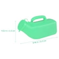 thumbnail image 2 of QUMIIRITY 2Pcs Durable Plastic Reusable Male Urinal Bottles Green Convenient Portable Travel Container, 2 of 8