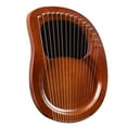 thumbnail image 3 of CHOK Gifts Mahogany 19 String Harp Lyre With Tune Wrench Spare Strings 2 Random Picks, 3 of 9