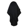 thumbnail image 6 of Girls Muslim Abaya Dress Long Sleeve Floral Prayer Dress with Hijab Long Sleeve Kaftan Dress Size 0-10 Years, 6 of 8