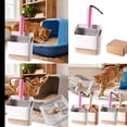 thumbnail image 6 of Stainless Steel Cat Litter Stand with Holder Indoor Use For Easy Sifting And Separation Stainless Metal Cat Waste Rake With Coarse And Fine Grids For Litter Pan, 27.7 cm, Pink, 6 of 9
