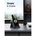 thumbnail image 2 of Soporte para teléfono celular UGREEN, plegable, portátil, ajustable, negro, 2 of 8