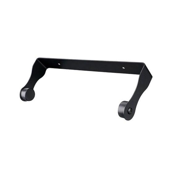 Zeiwohndc Wall Mounted Tissue Roll Holder Steel Adhesive Backing for Small Space Use