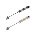 thumbnail image 1 of 2x tablero de de , accesorios de bricolaje, juguete sensorial de habilidad práctica, tablero de actividades de aprendizaje, tablero sensorial de juguete para Madera Gris Sunnimix tablero ocupado, 1 of 7