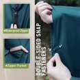 thumbnail image 2 of Poncho Raincoat with Zip Hood for Adult, 2 of 5