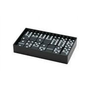 CHH 2308L-BLK Double 6 Black Standard Dominoes