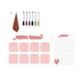 thumbnail image 1 of LCXmlly Magnetic Calendar Magnetic Calendar Kit Scratch proof Dry Erase Fridge Weekly Planner, 1 of 8