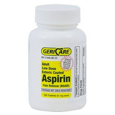 Geri-Care Aspirin Pain Relief, McKesson Brand 981-01-GCP, 1 Count
