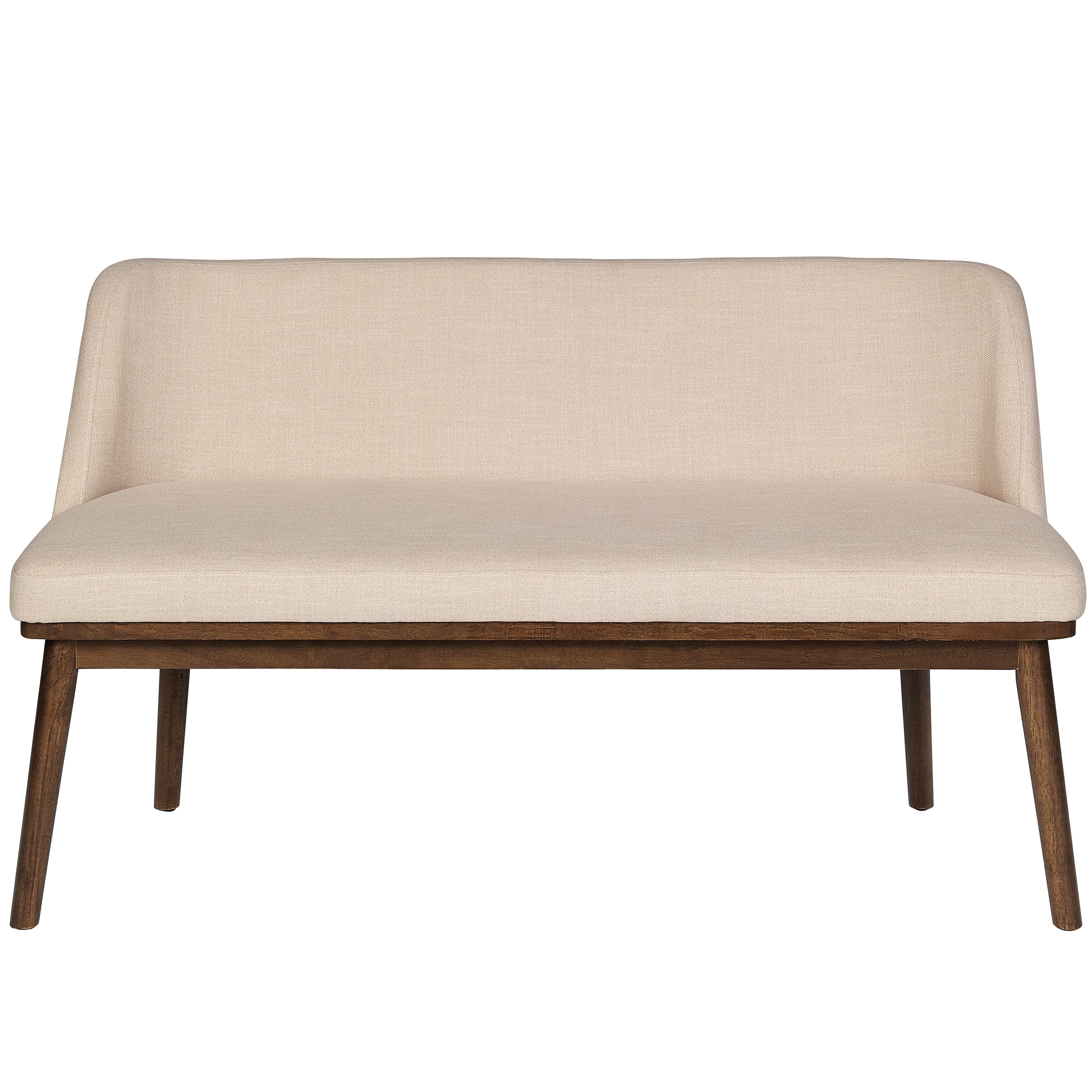 Better Homes & Gardens Springwood Dining Bench, Walnut Wood Finish