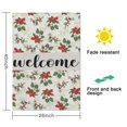 thumbnail image 5 of Spring Summer Multicolored Flower Leaves Garden Flag 28x40 Inch Double Side for Outdoor Courtyard Garden Decor Flowers Welcome Holiday Flag for Outside Decoration, 5 of 6