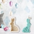 thumbnail image 2 of Silicone Flat Rabbit Candle With Raised Flower Pattern Standing Aromatherapy Rabbit Soap, 2 of 4