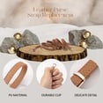 thumbnail image 3 of LAICAIW Leather Purse Strap Replacement,Adjustable Shoulder Strap Replacement for Crossbody Bag Handbag Wallet Straps, 3 of 6
