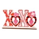thumbnail image 2 of Letrero de mesa de San Valentín, decoración de mesa de madera, centro de mesa romántico, Forma de X, 2 of 7