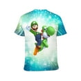 thumbnail image 3 of Game Luigi's Mansion Unisex Short-sleeve Shirt For Men Women Novelty 3D Print T-Shirt Soft Comfortable Tee Shirts, 3 of 7