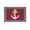 Red, variant on Outdoor Sun Shade Sail 8'x10', Nautical Anchor Patio Beach Shade Canopy Cloth Waterproof, Red Navy Blue Coastal Stars Ocean TearResistant & UV Protection Sun Sail for Backyard Garden Deck