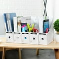 thumbnail image 5 of Supvox 5Pcs White Document Rack File Holder with Modern Design for Desktop Storage, 5 of 7