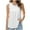 White, variant on LYEAA Women's Summer Tank Tops No Sleeve Plus Size Sleeveless Crew Neck Summer Loose Casual Tee Shirts Solid Flowy Beach Elegant Pullover Vest Breathable Soft Loungewear Going Out Clothes Black L