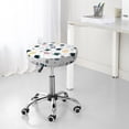 thumbnail image 7 of Bingfone Turtles And Corals Padded Round Bar Stool Cover Cushion with Elastic Fabric Round Chair Seat - Turtles And Corals, 7 of 7